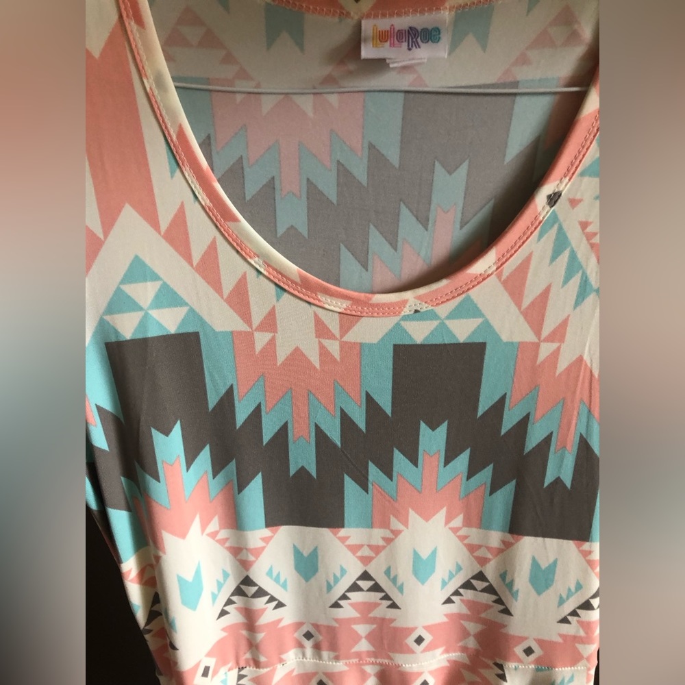 Light Aztec print dress